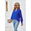 imageBlooming Jelly Womens Dressy Casual Tops Business Long Sleeve Shirts Black Work Blouses Fall Fashion 2024Royal Blue