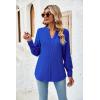 imageBlooming Jelly Womens Dressy Casual Tops Business Long Sleeve Shirts Black Work Blouses Fall Fashion 2024Royal Blue