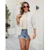 imageBlooming Jelly Womens Business Casual Blouses Satin Silk Dressy Tops Summer Outfits Cap Sleeve Mock Neck ShirtsApricot