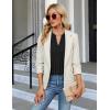 imageBlooming Jelly Womens Dressy Casual Blouses Business Work Tops Long Sleeve V Neck Pleated Shirts 2025 Fall OutfitsBlack