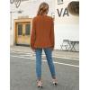 imageBlooming Jelly Womens Dressy Casual Blouses Business Work Tops Long Sleeve V Neck Pleated Shirts 2025 Fall OutfitsCaramel