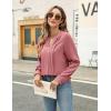 imageBlooming Jelly Womens Dressy Casual Blouses Business Work Tops Long Sleeve V Neck Pleated Shirts 2025 Fall OutfitsDusty Pink