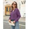imageBlooming Jelly Womens Dressy Casual Blouses Business Work Tops Long Sleeve V Neck Pleated Shirts 2025 Fall OutfitsPurple