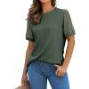 imageBlooming Jelly Womens Dressy Casual Blouses Business Work Tops Medium