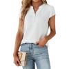 imageBlooming Jelly Womens Dressy Casual Blouses Business Work Tops Medium