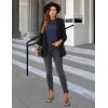 imageBlooming Jelly Womens Dressy Casual Blouses Business Work Tops Short Sleeve Waffle Knit Shirts 2025 Summer OutfitsDark Blue