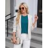 imageBlooming Jelly Womens Dressy Casual Blouses Business Work Tops Short Sleeve Waffle Knit Shirts 2025 Summer OutfitsDark Cyan