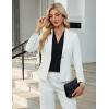 imageBlooming Jelly Womens Dressy Casual Blouses Short Sleeve V Neck Business Tops Summer Ladies Trendy Boho Office Work ShirtsBlack