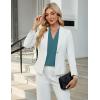 imageBlooming Jelly Womens Dressy Casual Blouses Short Sleeve V Neck Business Tops Summer Ladies Trendy Boho Office Work ShirtsTurquoise