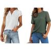 imageBlooming Jelly Womens Dressy Casual Blouses Business Work Tops Medium