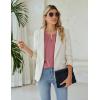 imageBlooming Jelly Womens Dressy Casual Tops Keyhole Business Work Blouses Pleated Puff Sleeve Summer ShirtsPink