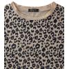imageBlooming Jelly Womens Leopard Print Tops Short Sleeve Round Neck Casual T Shirts TeesLeopard 1