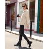 imageBlooming Jelly Women Oversized Sweatshirt Fleece Quarter Zip Pullover Casual Long Sleeve Tops Fall Outfits with PocketsBeige