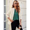 imageBlooming Jelly Womens Puff Sleeve Summer Tops Chiffon Short Sleeve Blouses White V Neck Pom Pom ShirtsDeep Green