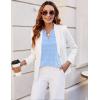 imageBlooming Jelly Womens Puff Sleeve Summer Tops Chiffon Short Sleeve Blouses White V Neck Pom Pom ShirtsSky Blue