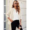 imageBlooming Jelly Womens Puff Sleeve Summer Tops Chiffon Short Sleeve Blouses White V Neck Pom Pom ShirtsWhite