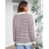 imageBlooming Jelly Womens Striped Sweatshirt Collared Cute Long Sleeve Tops Fall Fashion 2024 Trendy Ladies Casual Winter ShirtBeige Cherry