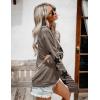 imageBlooming Jelly Womens Knit Pullover Sweaters Crewneck Long Sleeve Star Print Lightweight Cute TopBrown