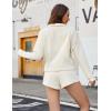 imageBlooming Jelly Womens 2 Piece Outfits Sweatsuits Long Sleeve Lounge Sets Active Workout Matching SetsBeige