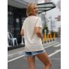 imageBlooming Jelly Womens Be Kind Shirt Short Sleeve Graphic Tees Loose Fit Tshirts Cute Casual Summer Tops Funny Teacher OutfitsBeige