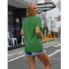 imageBlooming Jelly Womens Be Kind Shirt Short Sleeve Graphic Tees Loose Fit Tshirts Cute Casual Summer Tops Funny Teacher OutfitsKelly Green