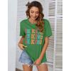 imageBlooming Jelly Womens Be Kind Shirt Short Sleeve Graphic Tees Loose Fit Tshirts Cute Casual Summer Tops Funny Teacher OutfitsKelly Green
