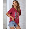 imageBlooming Jelly Womens Be Kind Shirt Short Sleeve Graphic Tees Loose Fit Tshirts Cute Casual Summer Tops Funny Teacher OutfitsRed