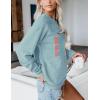 imageBlooming Jelly Womens Be Kind Sweatshirt Crewneck Loose Fit Cute Long Sleeve Tops Ladies Fall Clothes Winter Teacher OutfitsBean Green