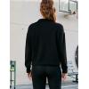 imageBlooming Jelly Womens Half Zip Pullover Long Sleeve Workout Athletic Sweatshirts Crop TopsBlack001