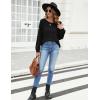 imageBlooming Jelly Womens Tunic Sweaters Lightweight Pullover Fall Tops Loose Fit 2023 Ladies Long Sweater to Wear with LeggingsBlack