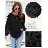 imageBlooming Jelly Womens Tunic Sweaters Lightweight Pullover Fall Tops Loose Fit 2023 Ladies Long Sweater to Wear with LeggingsBlack