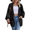 imageBlooming Jelly Womens Oversized Cardigans Chunky Open Front Trendy Dressy Fall Cardigan Sweaters 2023 Outerwear Winter CoatsBlack