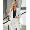 imageBlooming Jelly Women Dressy Causal Tops Ruffle V Neck Business Blouses Summer Work Shirts 2025Black