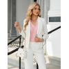 imageBlooming Jelly Women Dressy Causal Tops Ruffle V Neck Business Blouses Summer Work Shirts 2025Pink