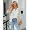 imageBlooming Jelly Women Dressy Causal Tops Ruffle V Neck Business Blouses Summer Work Shirts 2025White