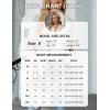 imageBlooming Jelly Womens 34 Length Sleeve Tops Dressy Casual Business Blouses Ruffle Work Shirts Summer OutfitsWhite