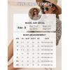 imageBlooming Jelly Womens Bathing Suit Cover Ups Bikini Swimsuit Coverup Drawstring Button Down Beach Dress ShirtLeopard Print