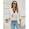 imageBlooming Jelly Womens Business Casual Blouses Short Ruffle Sleeve V Neck Dressy Tops Textured Ribbed Summer Trendy Work ShirtApricot