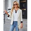 imageBlooming Jelly Womens Business Casual Long Sleeve Tops Color Block Fall Outfits 2025 Dressy Basic Work ShirtsWhite