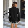 imageBlooming Jelly Womens Business Casual Tops Button Down Long Sleeve Shirts Collared Embroidered Blouses 2024 Fall OutfitsBlack