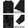 imageBlooming Jelly Womens Business Casual Tops Button Down Long Sleeve Shirts Collared Embroidered Blouses 2024 Fall OutfitsBlack