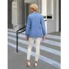 imageBlooming Jelly Womens Business Casual Tops Button Down Long Sleeve Shirts Collared Embroidered Blouses 2024 Fall OutfitsBlue