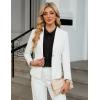 imageBlooming Jelly Womens Button Down Shirt 34 Sleeve Collared Pleated Business Casual Tops Ladies Trendy Summer Work BlouseBlack