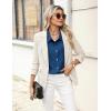 imageBlooming Jelly Womens Button Down Shirts Linen Long Sleeve Tops Business Casual Outfits Fall Pleated Trendy BlousesBlue