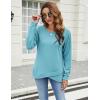 imageBlooming Jelly Womens Crewneck Sweatshirts Long Sleeve Tunic Tops Loose Fit Fall 2023 Long Shirts to Wear with LeggingsTurquoise