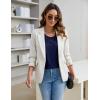 imageBlooming Jelly Womens Dressy Casual Blouses Business Short Sleeve T Shirts Summer Work Top Pleated Keyhole ShirtsDark Blue