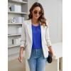 imageBlooming Jelly Womens Dressy Casual Blouses Business Short Sleeve T Shirts Summer Work Top Pleated Keyhole ShirtsRoyal Blue