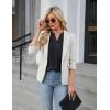 imageBlooming Jelly Womens Dressy Casual Blouses Business Work Tops Short Sleeve V Neck Pleated T Shirts 2024 Summer OutfitsBlack