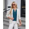imageBlooming Jelly Womens Dressy Casual Blouses Business Work Tops Short Sleeve V Neck Pleated T Shirts 2024 Summer OutfitsBlue