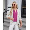 imageBlooming Jelly Womens Dressy Casual Blouses Business Work Tops Short Sleeve V Neck Pleated T Shirts 2024 Summer OutfitsHot Pink